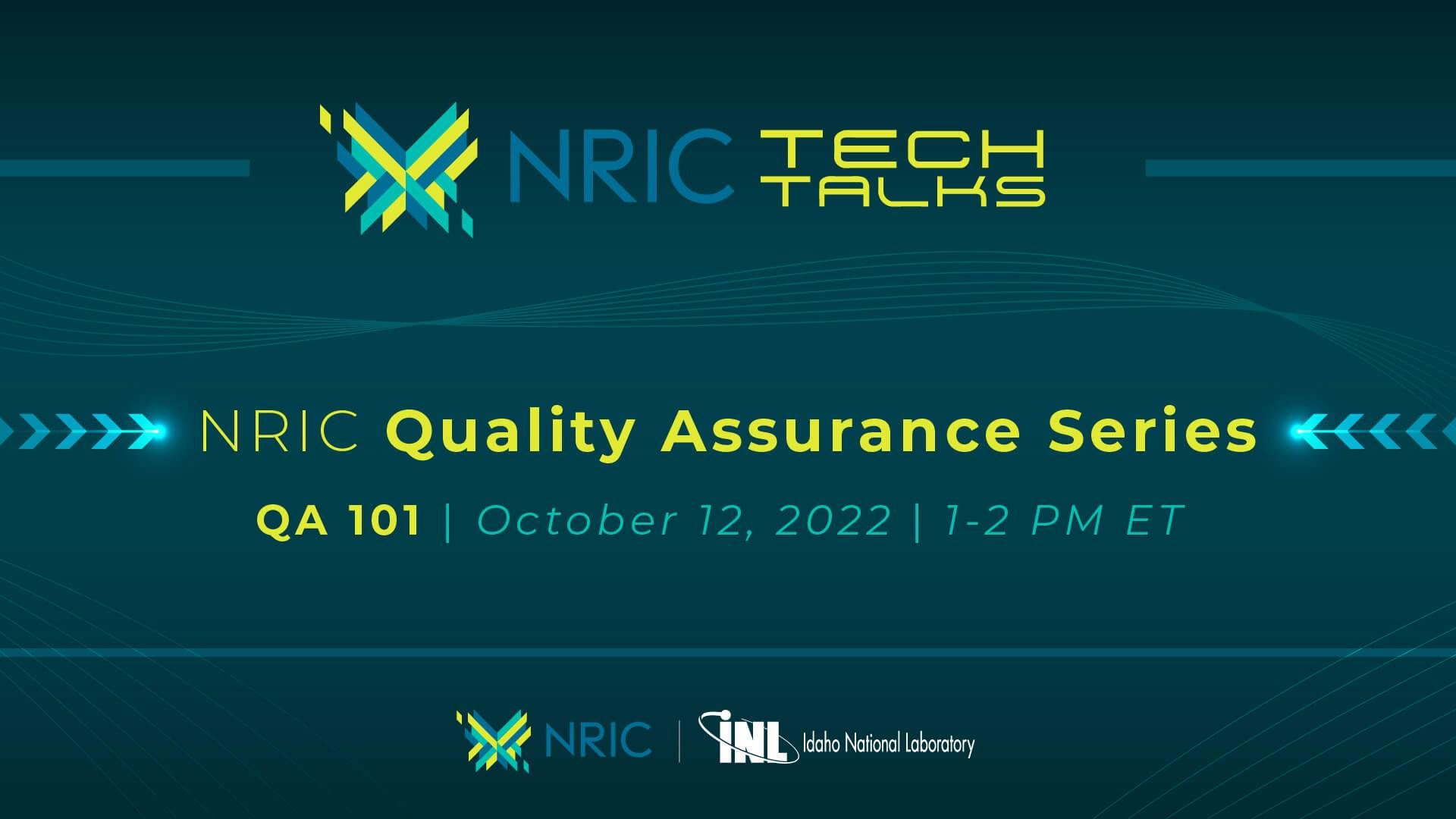 Web banner for NRIC tech talk